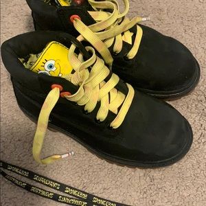 Little Boys Sponge Bob Timberlands. 12.